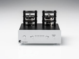 Pro-Ject Tube Box E phono preamp in silver