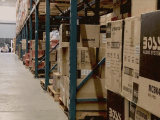 Warehouse of Boss Elite boxes