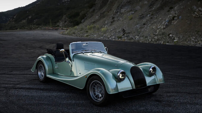 Morgan Plus Four Rolls Into U.S. With Sennheiser Audio: Vintage Morgan Plus Four