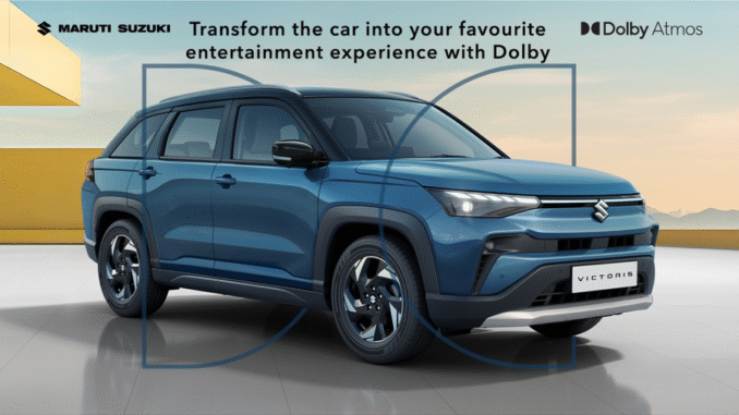 Dolby Atmos Arrives in Maruti Suzuki Victoris, Expanding Premium in-car... Dolby Atmos Arrives in Maruti Suzuki Victoris, Expanding Premium in-car...