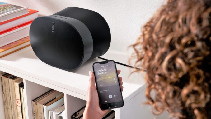I created the best beginner multi-room music streaming setup with Sonos Era 300 with app