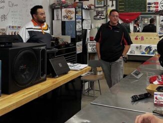 PowerBass talks car audio at local school